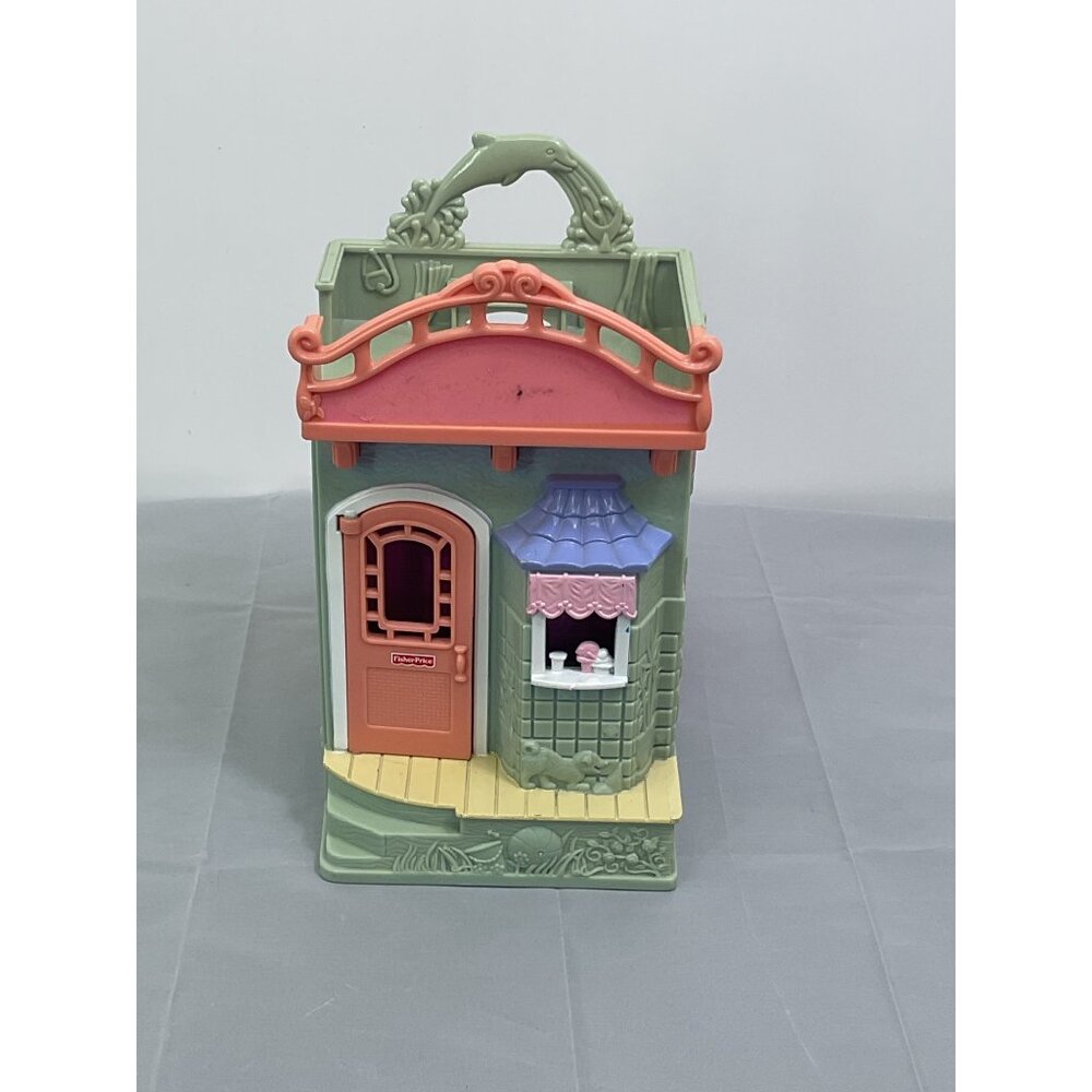 Fisher Price Sweet Streets Pool Clubhouse & Ice Cream Shop Mattell Dollhouse
